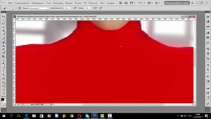 Как изменить цвет одежды с черного на красный в фотошопе