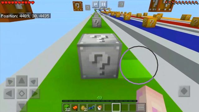 Minecraft PE map - Lucky Blocks Race смотреть онлайн