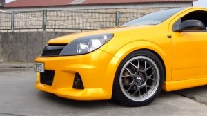 Opel GTC full wrap in @TeckWrapUSA Yellow Gold RB25