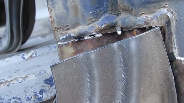Задний порог газели. замена .