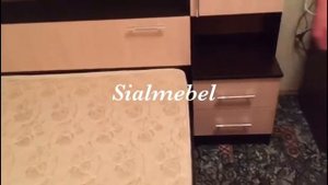 Кровать Бася с закроватным модулем