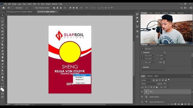 HOW TO MAKE BATCH ID IN PHOTOSHOP - PART 1 (ID DESIGN) смотреть онлайн