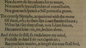 Sonnet 54 from Astrophel & Stella, by Sir Philip Sidney, read in Late Elizabethan Pronunciation