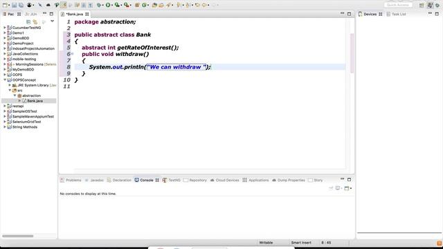 1.1 what is abstraction in java - OOPS Concept|abstract class in java|interface with example