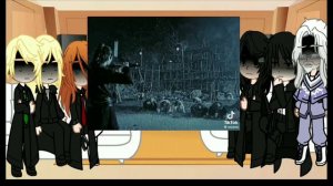 реакция персонажей ГП на золотое трио = трио Юньмэна|MDZS×HP|МДК×ГП|1/2(?)Чэнсяни|Gacha club|