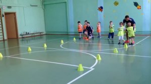 Эстафета в старшей группе