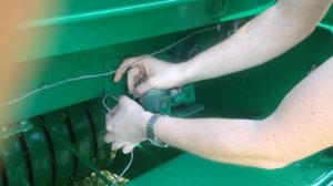 Заправка шпагата на пресс-подборщик ПР-Ф
