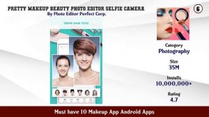 Must have 10 Makeup App Android Apps