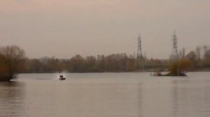 Мотор-болотоход 13 л.с., самодельный винт, 40,3 км/час.