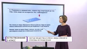 Естествознание. 5 класс. Чистые вещества и смеси. Виды смесей и способы их разделения /08.12.2020/