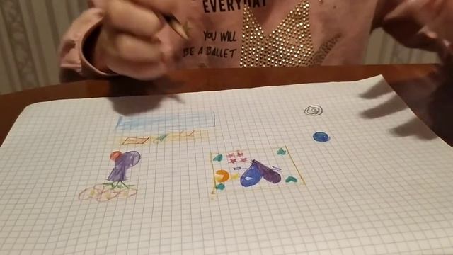 Рисуем разные рисунки на одном листе бумаги.? смотреть онлайн