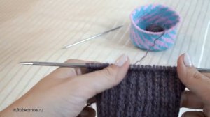 Носки: часть 2.  Выполнение "двойной" пятки