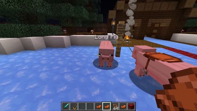 Майнкрафт но Мы Крафтим САМУЮ ДЛИННУЮ СВИНКУ! Сломаный мод НУБ И ПРО ТРОЛЛИНГ Minecraft смотреть онлайн