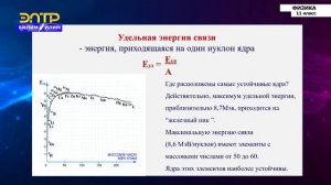 11-класс | Физика | Ядерные реакции. Выделение энергии при протекании ядерных реакций