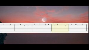 Slander - Love is Gone - Guitar Tutorial Tab (Melody/Easy)