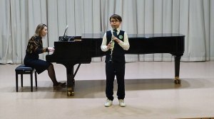 Д. Пешетти. Престо. Исп. Бараковских Тимофей (кларнет), г. Тюмень, 24.01.23