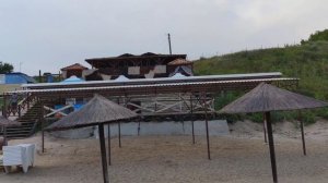 Приморский третий городской пляж. Кафе. Блиндаж.