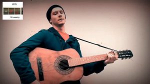 Как играть Ты ушла от меня на гитаре + разбор аккорды без баррэ (Мади) + cover