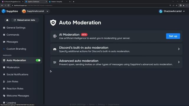 Discord Suggestion System 2023 | Sapphire bot