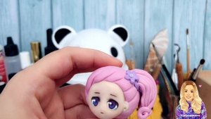 Моя ПЕРВАЯ Anime КУКЛА СВОИМИ РУКАМИ лепка из полимерной глины аниме фигурки