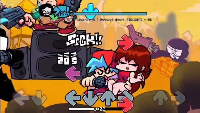 Friday Night Funkin but with 0 miss #2 (stress) смотреть онлайн