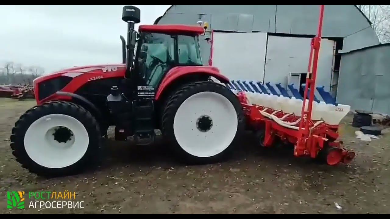 Колесница Гладиатора! Трактор YTO 240 л.с. с двойной спаркой под свеклу. смотреть онлайн