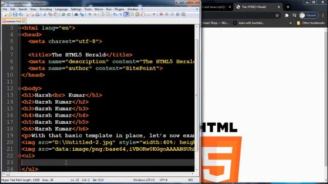 HTML Master course Part-1 | Web development | hypertext markup language  | HarshClasses | SmartBrai