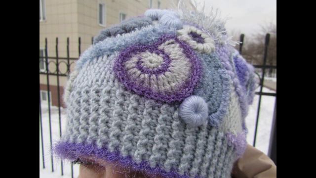 Hat "GRAY PEARL"💜❄️🎉 - Шапочка "ГРЭЙ ПЕРЛ" смотреть онлайн