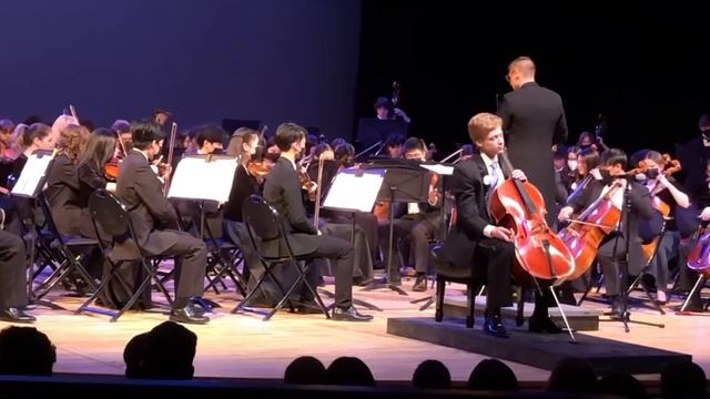 Adam Brann, cello Saint-Saëns concerto no. 1 #cello смотреть онлайн