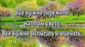 Все нужно пережить на этом свете / Стихи до мурашек