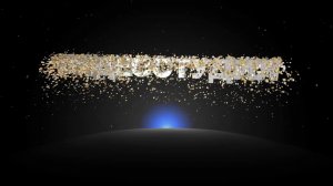 Футаж для начала фильма с 3D титрами: ВИДЕОСТУДИЯ ПРЕДСТАВЛЯЕТ