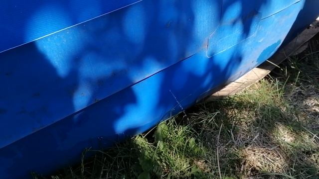 Как заклеить бассейн НЕ СЛИВАЯ ВОДУ.
