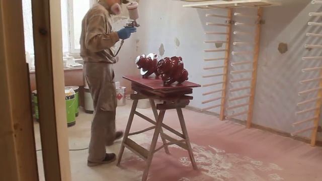 Покраска опор стола смотреть онлайн