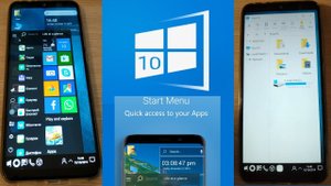 Как превратить ваш смартфон в ПК с Windows 10 ? Computer Launcher