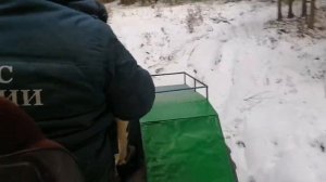 На каракате. Едим на озеро. На рыбалку