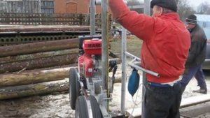 самодельная ленточная пилорама