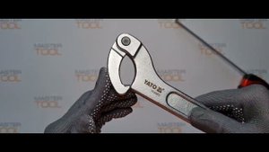 Сегментный шарнирный ключ YATO 50-80 мм, с крючком арт.YT-01672
