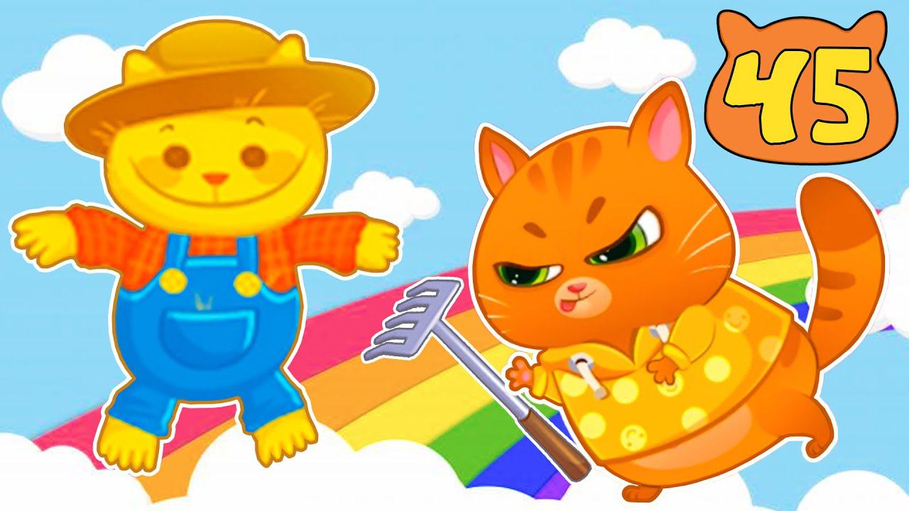 Суровый КОТИК БУБУ №45. Отдых на природе. Мультик ИГРА про котят на канале Хвостик ТВ смотреть онлайн