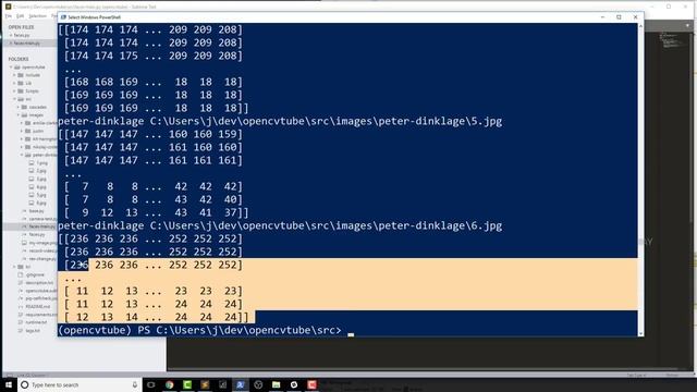 OpenCV Python TUTORIAL #4 for Face Recognition and Identification  2019