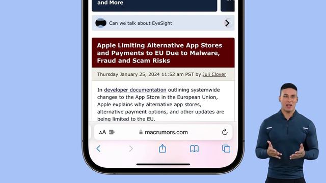 iOS 17.4 All New Features | iOS 17.4 Nerfs Web Apps in the EU | #ios17.4 смотреть онлайн