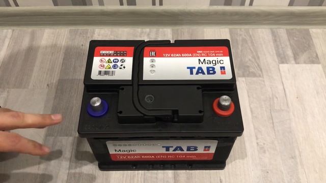 Распаковка — Автомобильный аккумулятор TAB Magic 189063 смотреть онлайн