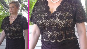Как сшить блузку из кружева