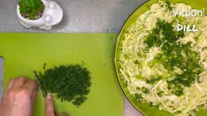 Лучший салат к шашлыку и мясу ? Легкий и очень вкусный салат Салат из капусты CABBAGE SALAD рецепт