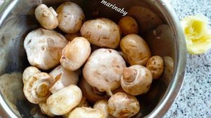 Шампиньоны гриль