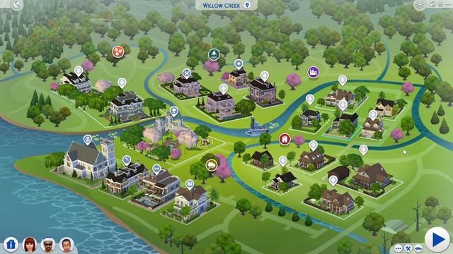 Скачать стартовое сохранение для The Sims 4 от Fleuralia | TS4