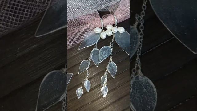 Веточка свадебная в прическу невесты. Bridal hair accessories. Wedding