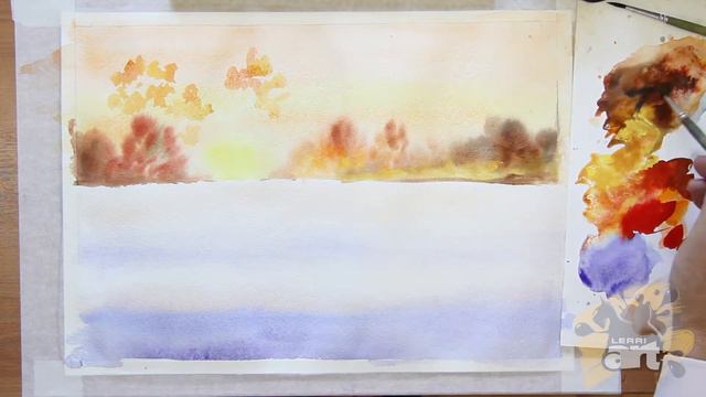 акварель пейзаж смотреть онлайн