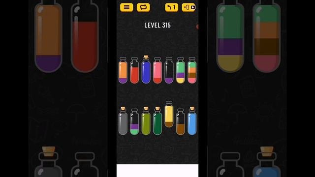 Soda Sort Water Color Puzzle Level 311 312 313 314 315 316 317 318 319 320 Solution Gameplay