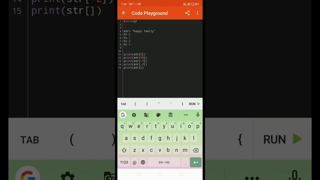 Introduction of string in python