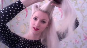 Victory Rolls with Gibson Roll Vintage Hair Tutorial